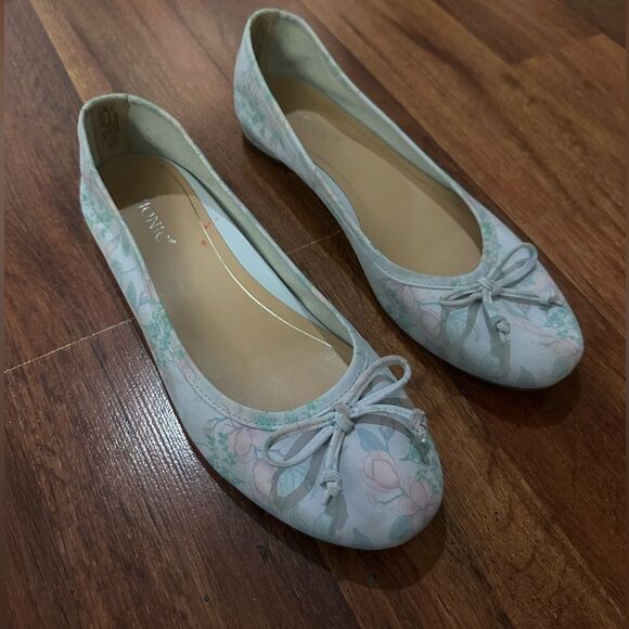 VIONIC Floral Ballet Flats with Bow Accent size 8.5 - Picture 8 of 12